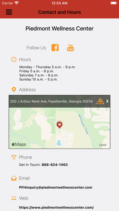Piedmont Wellness Center screenshot 4