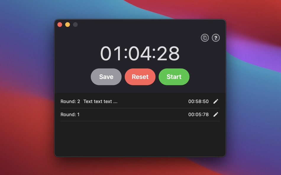 #2. Tempus: Stopwatch (macOS) 来自: Fredrik Blank
