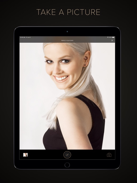 Ear Piercing with STUDEX® iPad screenshot 2 - Lifestyle app