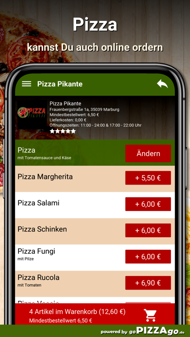 Pizza Pikante Lieferservice screenshot 5
