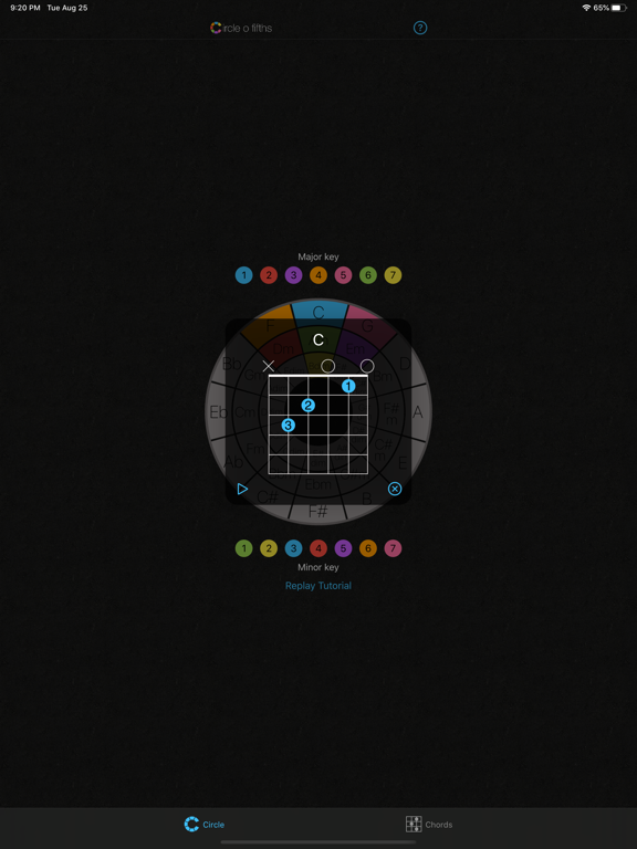 Screenshot #5 pour Circle o Fifths: Music Theory