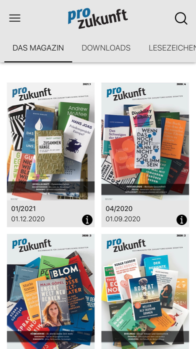 pro zukunft digital Screenshot