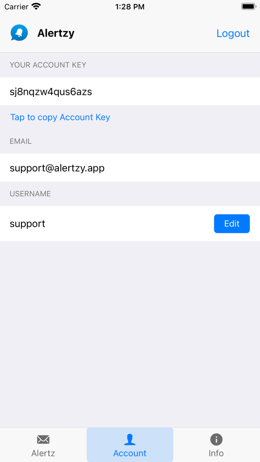 #4. Alertzy - push notifications (iOS) بواسطة: zoozz Pty Ltd