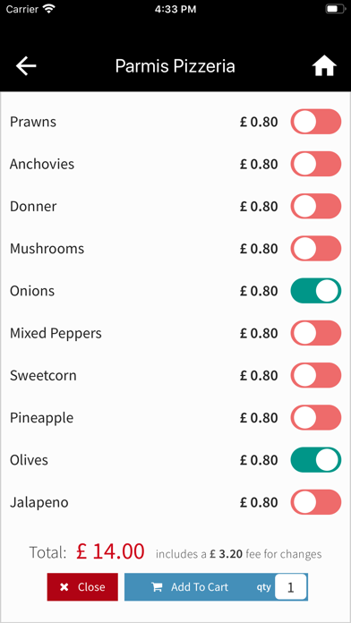 Parmis Pizzeria Leeds Screenshot