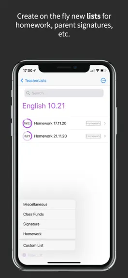 Game screenshot TeacherLists apk