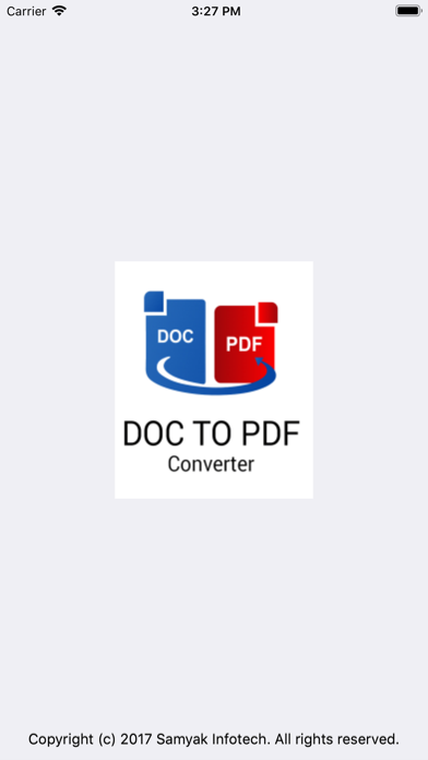 Screenshot #1 pour Doc To PDF Converter