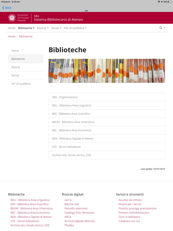 Screenshot #6 pour CerCa' Foscari Library System