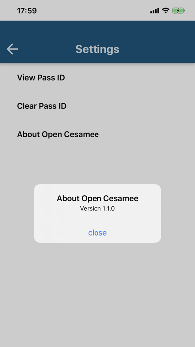 Open Cesamee Screenshot