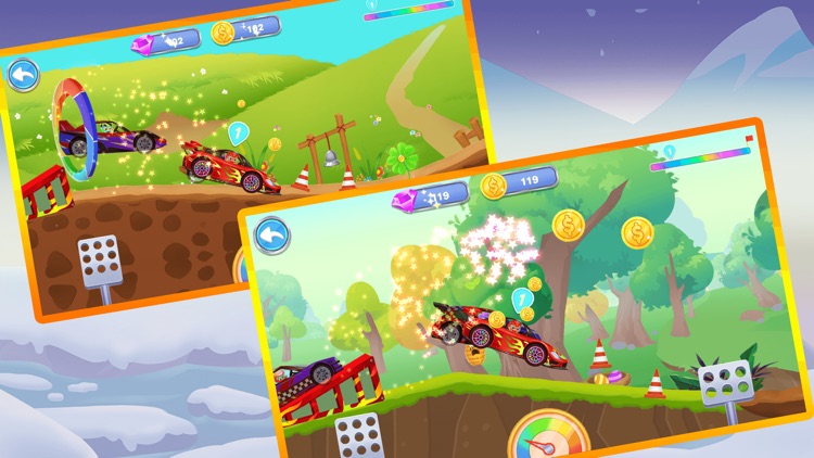 Dinosaur Kids Car Racing Game screenshot-4