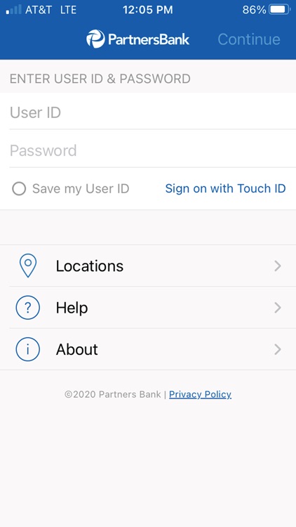 Partners Bank Mobile