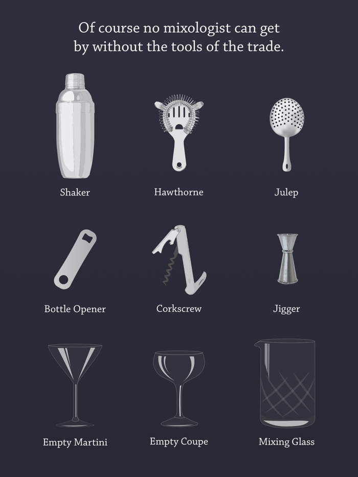 The Mixologist Sticker Pack