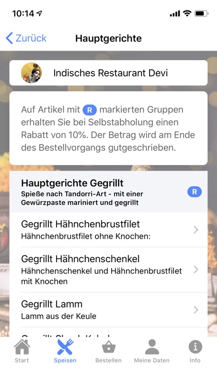 Indisches Restaurant Devi screenshot-5