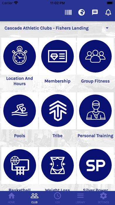Cascade Athletic Clubs Screenshot