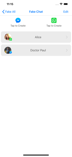 ‎Fake All - Call, Chat, Message Capture d'écran