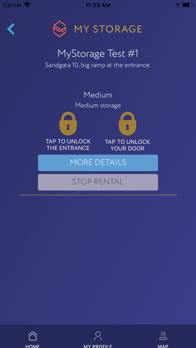 MyStorage Rental Screenshot