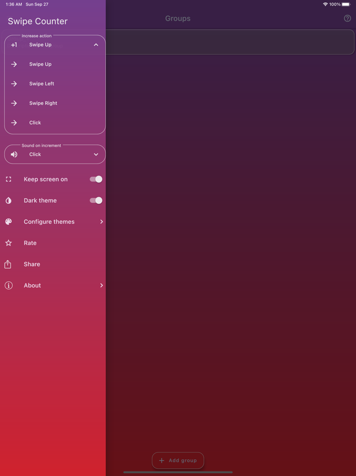 Swipe Counter - Clicker