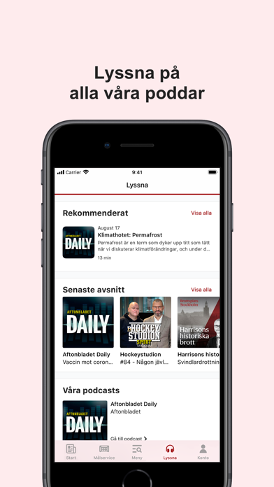 Sportbladet Screenshot