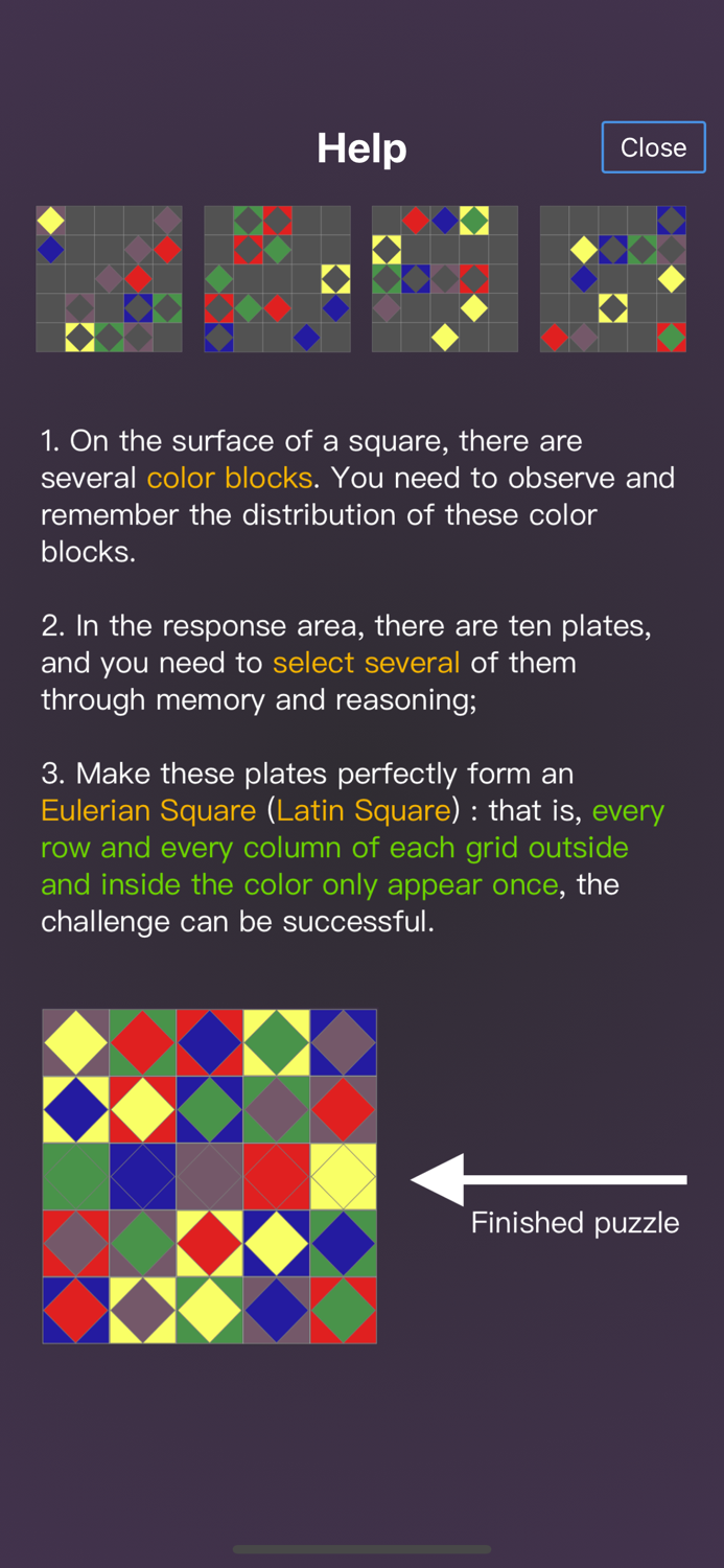 Magic Square In Color