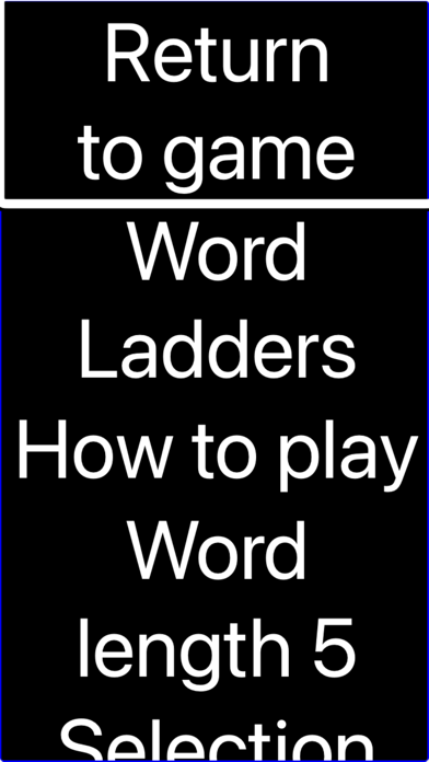 Accessible Word Ladders Screenshot