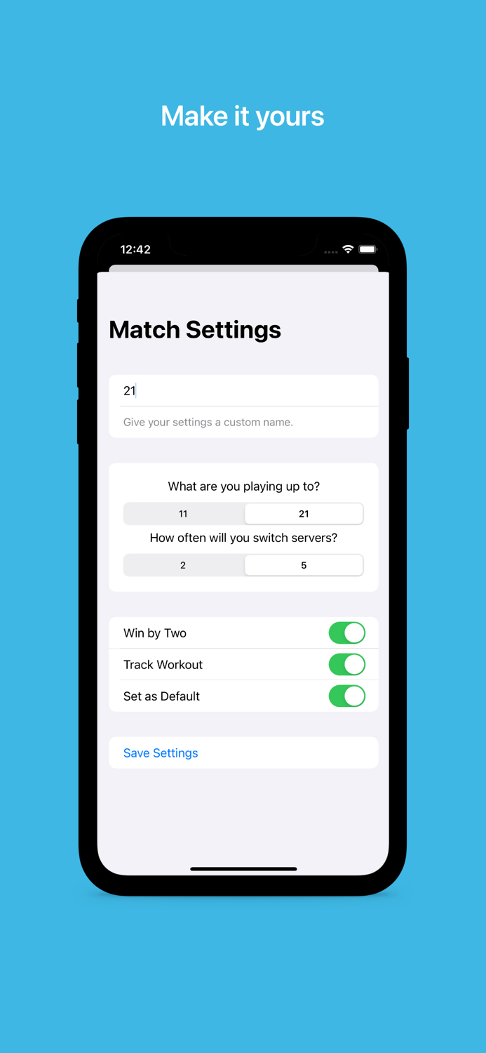 TopSpin Table Tennis Scores