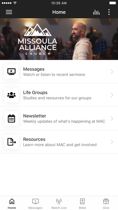 Missoula Alliance Church Screenshot