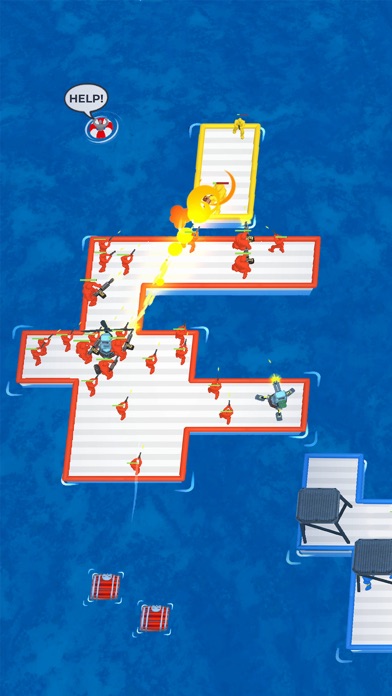 War of Rafts: Sea Battle Game Screenshot