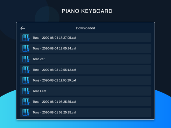 Screenshot #6 pour Piano Keyboard & Music