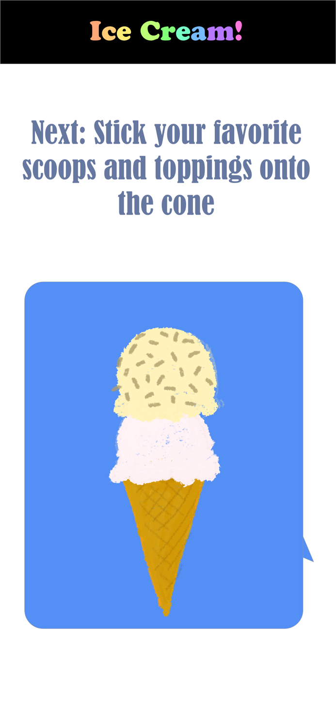 Ice Cream Cone Stickers