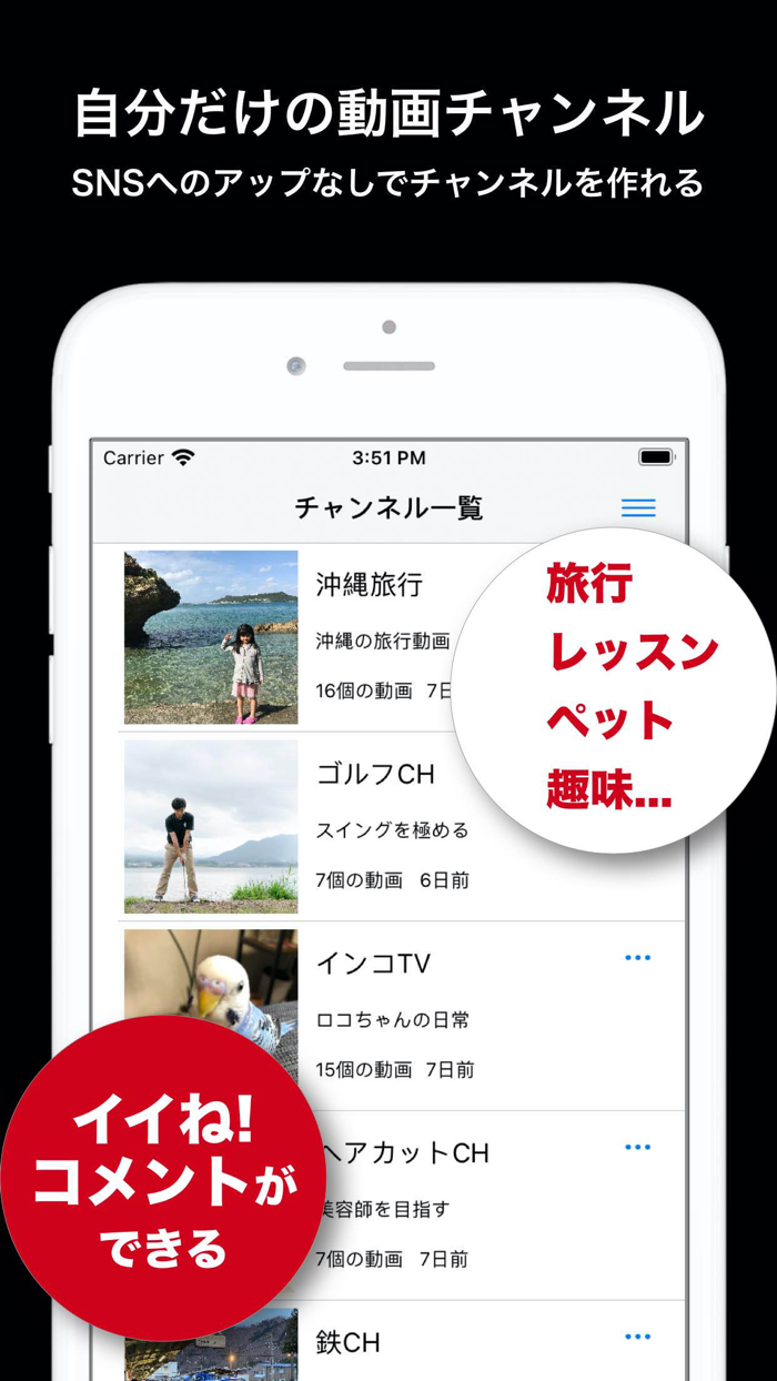 動画管理SelfTube-自分だけの動画チャンネルが作れる