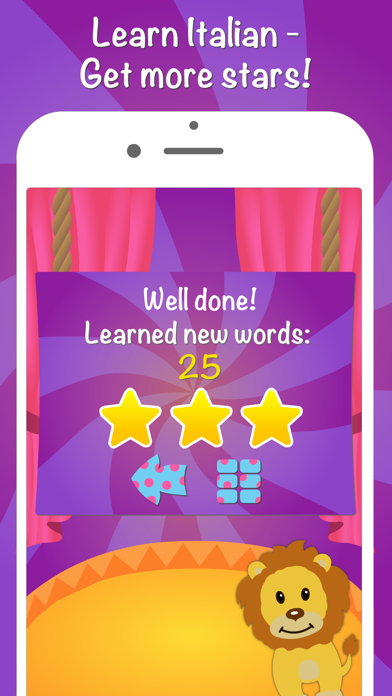 Italian language for kids Pro Screenshot