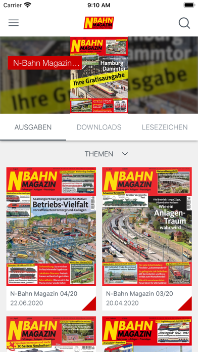 N-Bahn Magazin Screenshot