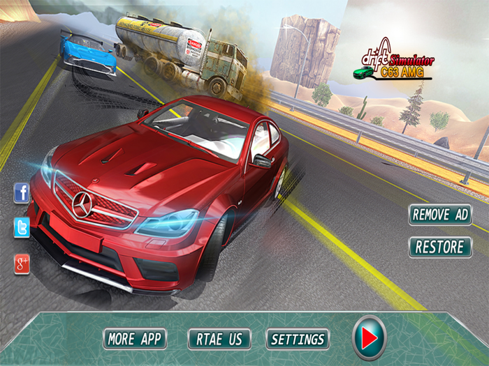 Drift Simulator C63 AMG