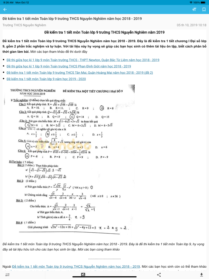 VnDoc - Giải bài tập