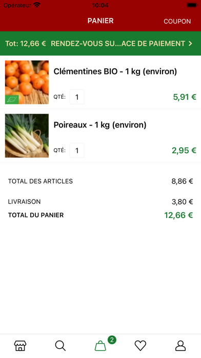 Panier Saint-Joseph Screenshot