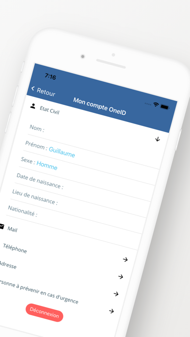 Screenshot #2 pour OneID - Ton identité numérique