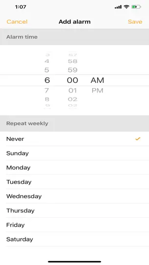 Captura de pantalla de Samsung Galaxy Fit (Gear Fit) en iPhone 5