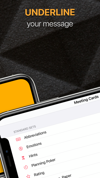 Screenshot 3 of Meeting Cue Cards App