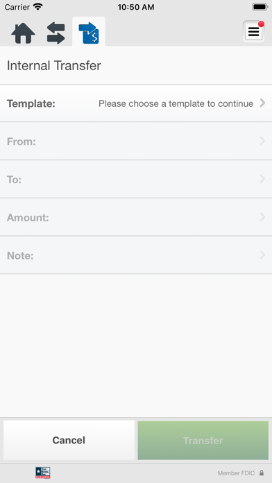 Texas National Bank Business Screenshot