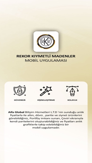 Rkr Kıymetli Madenler Screenshot
