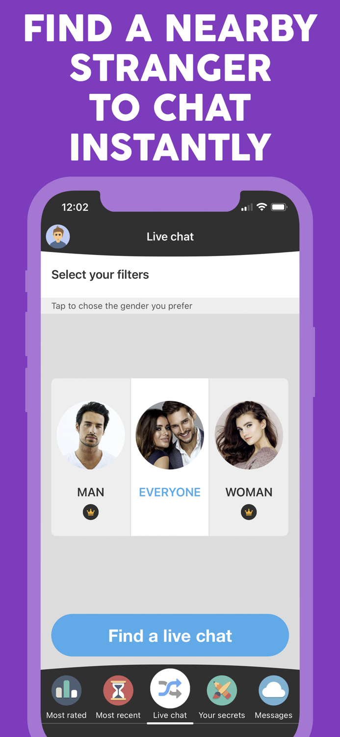 ChatJoy - secret live chat