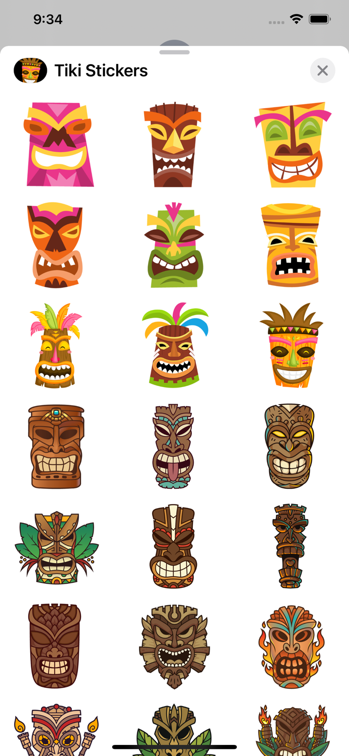 Tiki Stickers