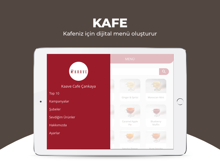 Kafe Turu - Dijital Menü