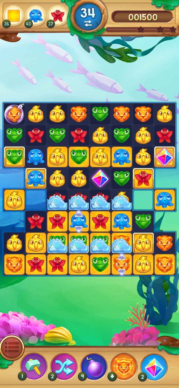 Animal Drop Safari - Match 3