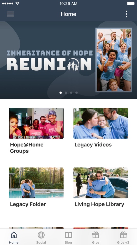 #1. Inheritance of Hope Hope@Home (iOS) Podle: INHERITANCE OF HOPE, INC.