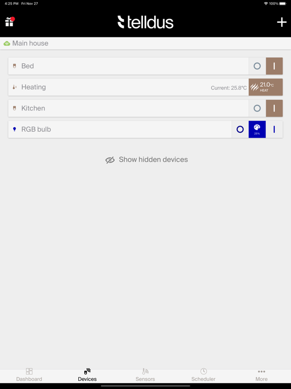 Screenshot #5 pour Telldus Live! mobile