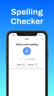 spell check : voice to text iphone screenshot 1