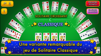 Screenshot #1 pour Solitaire Croissant Classique