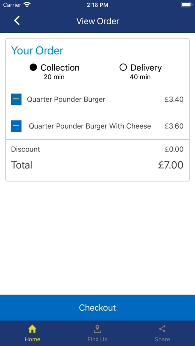 Joes Food Bar Screenshot