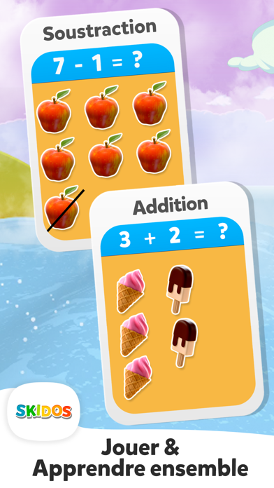Screenshot #1 pour Addition:Jeu de maths pour cm2