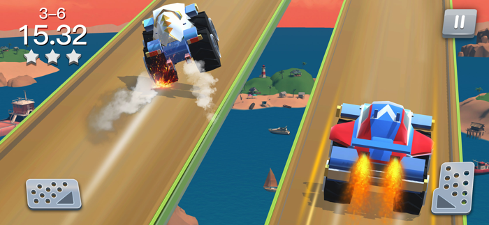 Stunt Racing Car - Sky Driving